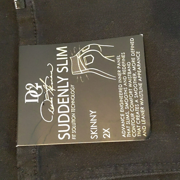 Black suddenly slim pants from QVC size 2X. - Picture 5 of 5